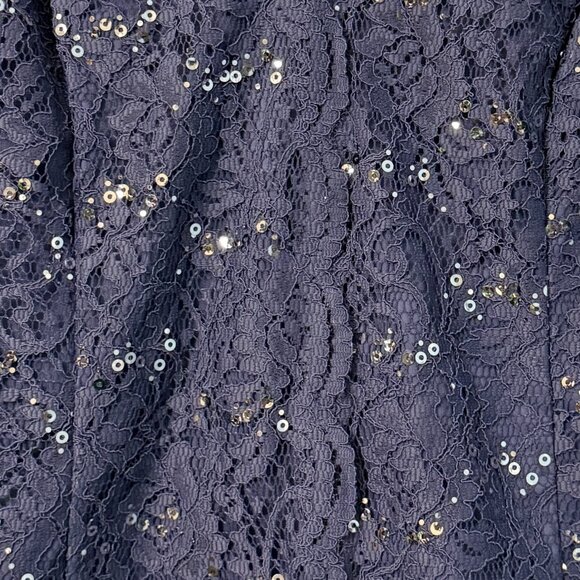 Alex Evenings Sequin Lace Top 3/4 Sleeve Womens Size XL - Picture 3 of 12